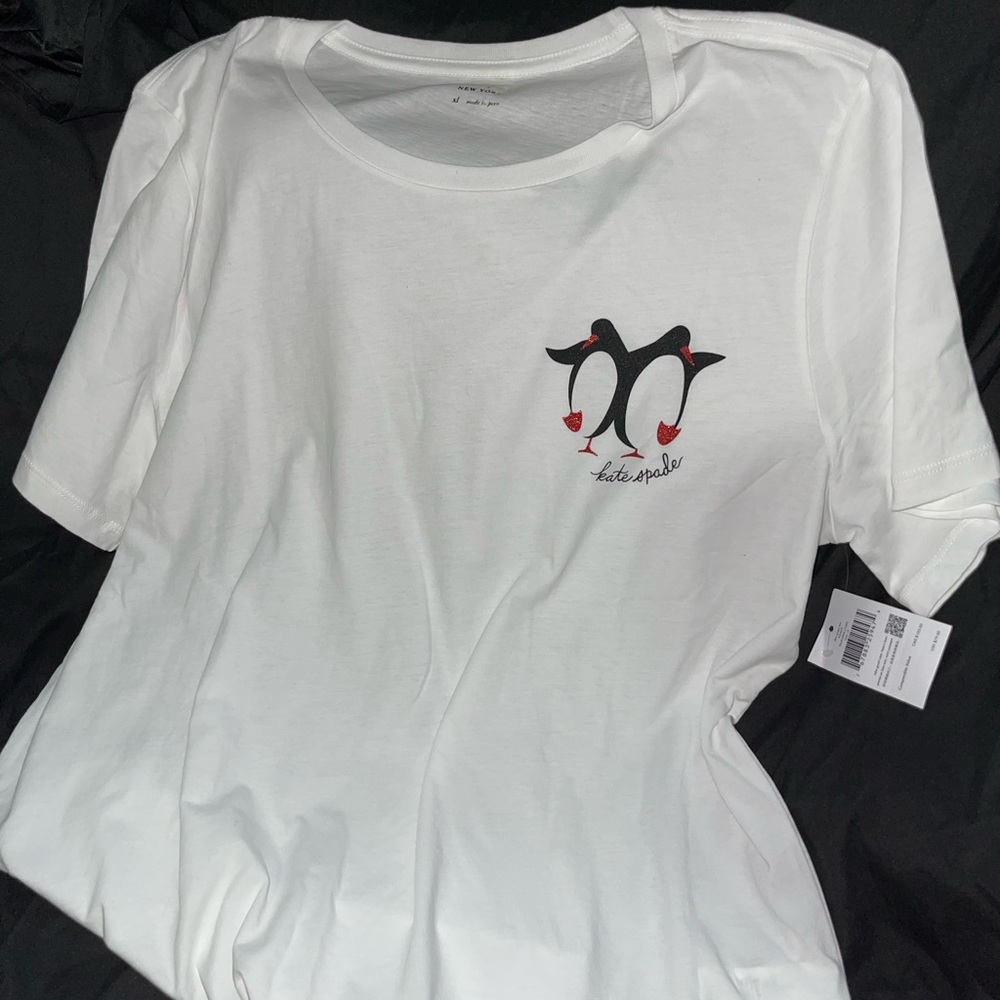 Kate spade penguin tshirt BNWT